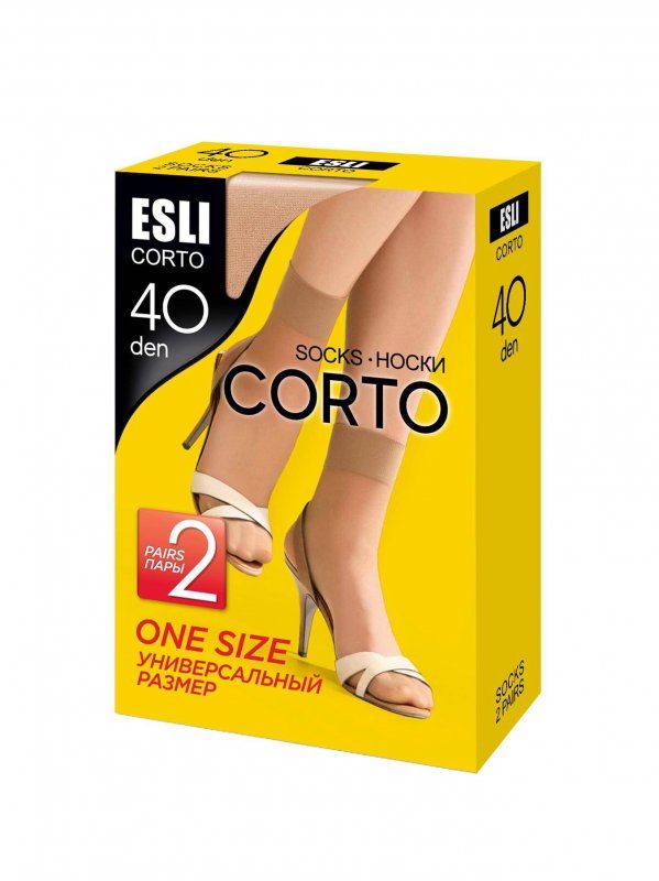 Носки женские Esli Corto 40 (2 пары)