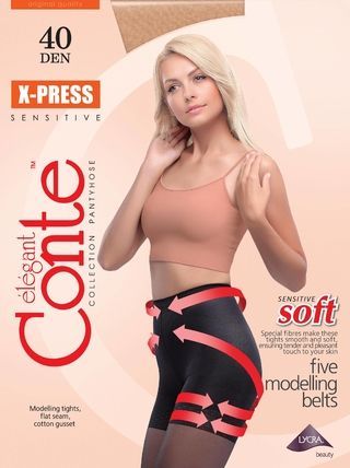 Колготки женские Conte X-PRESS 40 корректирующие