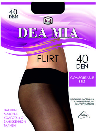 Колготки женские DEA MIA FLIRT 40 (заниженная талия) Элегантные
