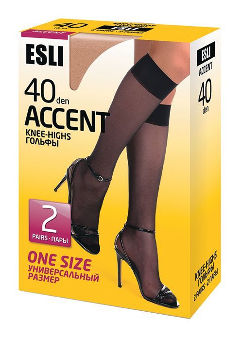 Гольфы женские Esli  ACCENT 40 (2 пары)