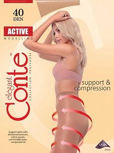 Колготки женские Conte ACTIVE 40 корректирующие