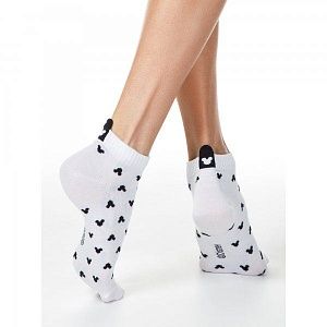 Носки женские Conte Короткие хлопковые носки с рисунками ©Disney и пикотом-«язычком» 20С-1СПМ 206