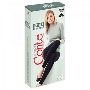 Леггинсы женские Conte COTTON LEGGINGS 250 7С-39СП теплые