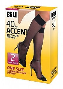 Гольфы женские Esli  ACCENT 40 (2 пары)