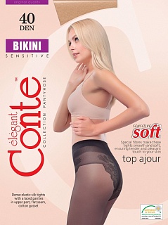 Колготки женские Conte BIKINI 40 элегантные